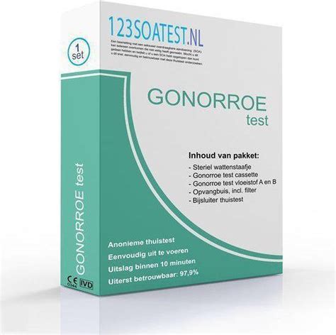 thuistest gonorroe|Gonorroe testen 